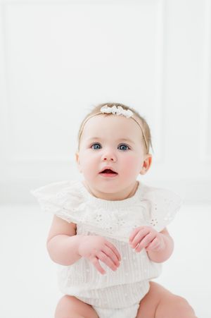 bright and airy photographer for baby portraits in Denver Colorado