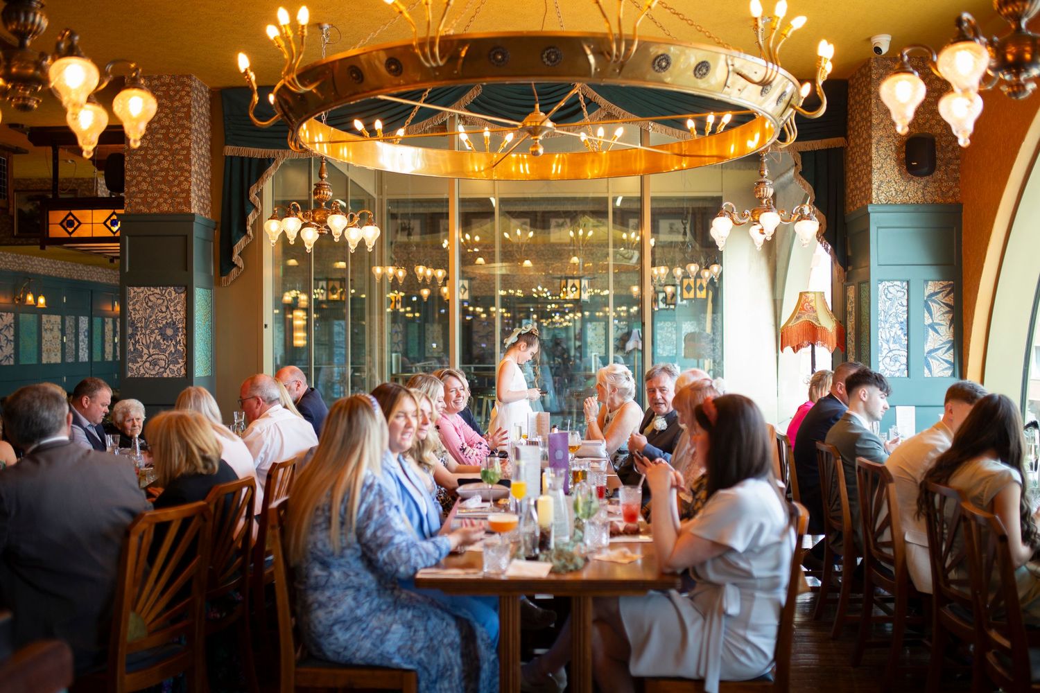 Wedding reception meal at The Cosy Club Chester