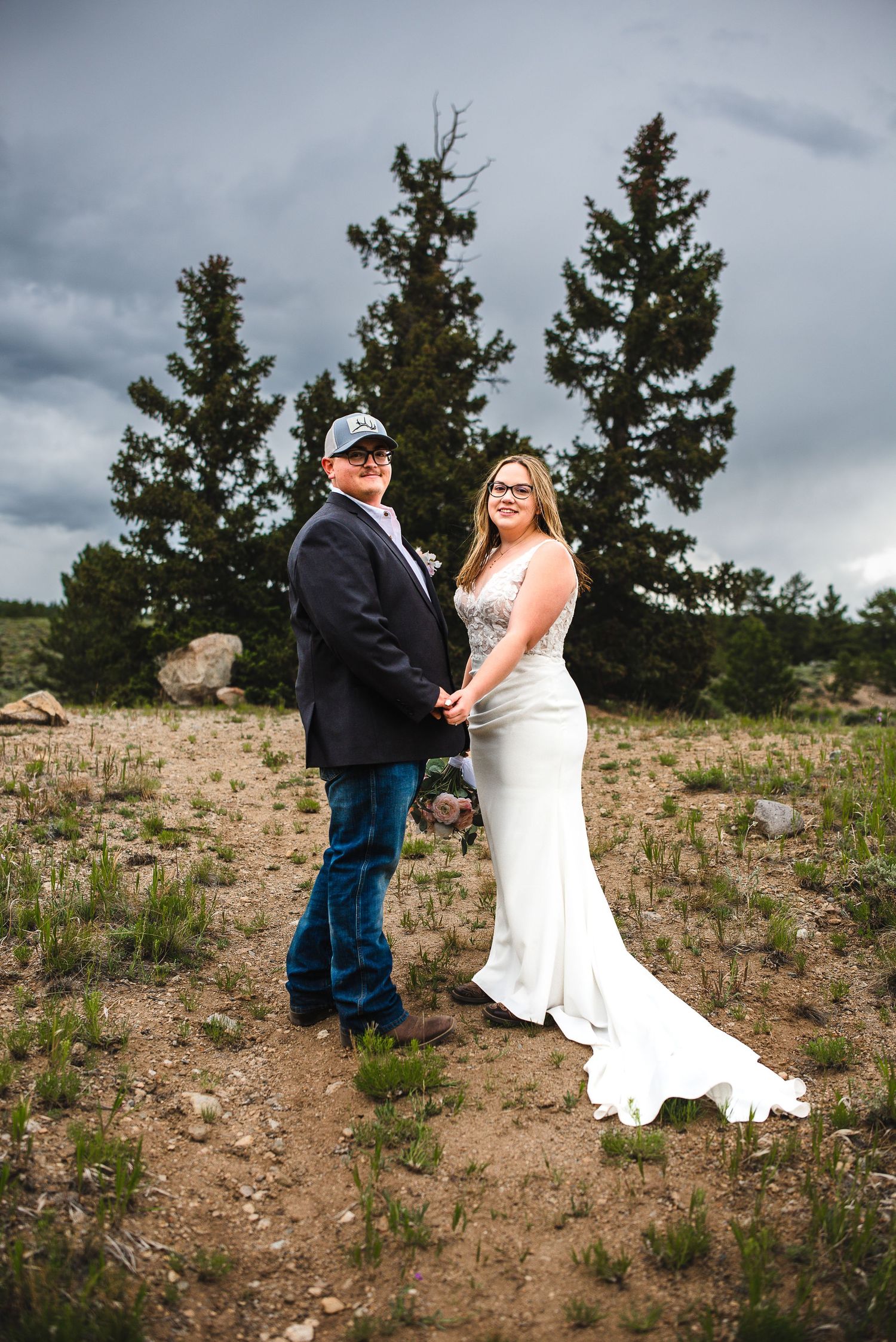 Twin Lakes elopement summer, Colorado elopement photographer