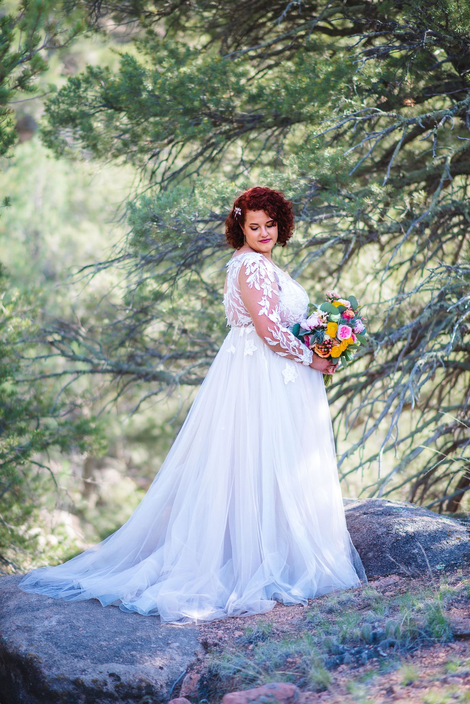 Bride Outdoor wedding Colorado