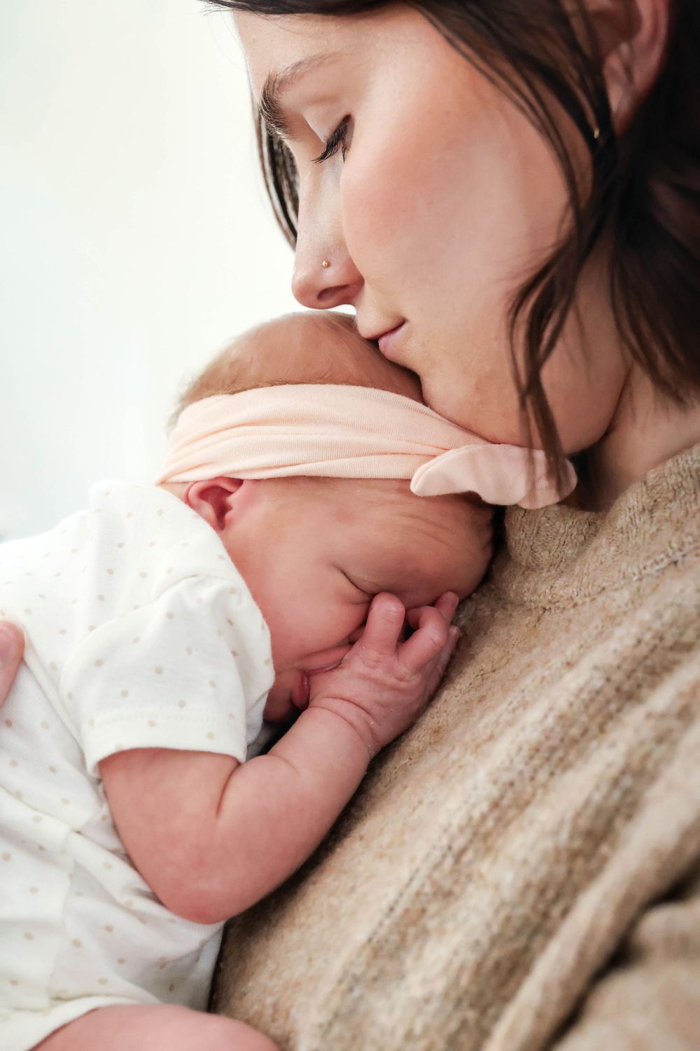 In home newborn sessions in Edmonton Alberta