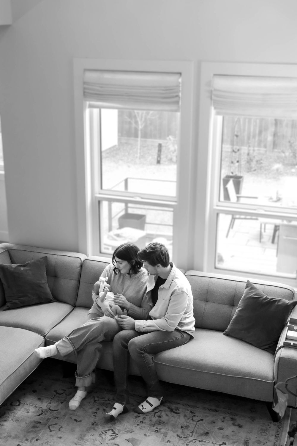 In home newborn sessions in Edmonton Alberta