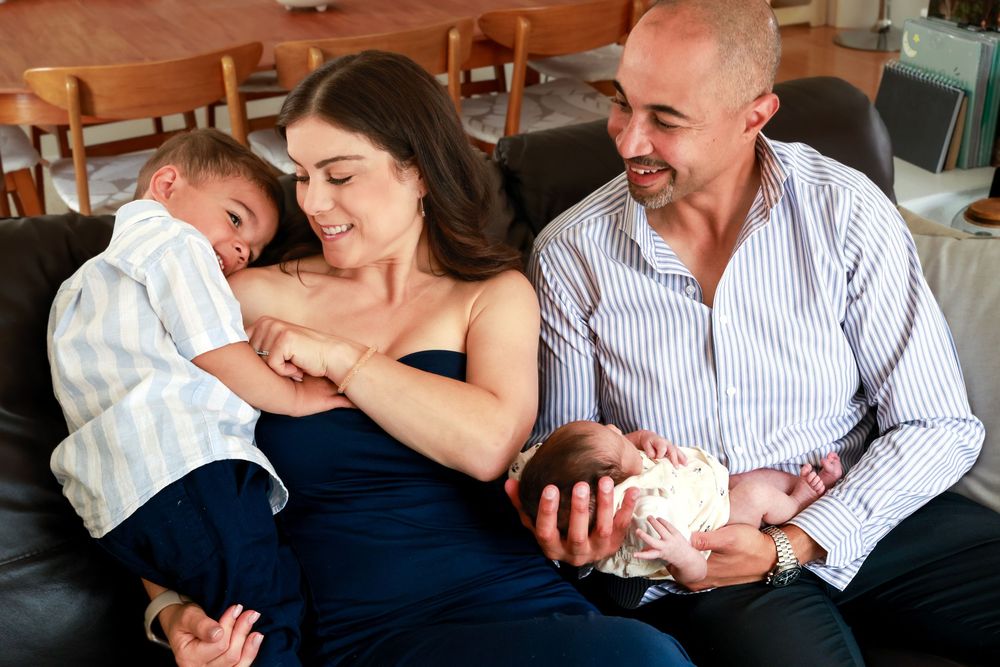 In home newborn sessions in Edmonton Alberta