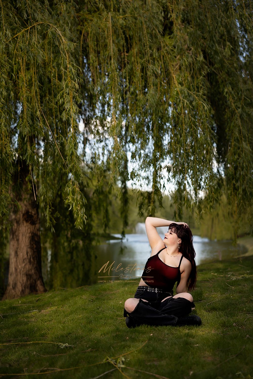 Boise river Senior pictures Milestones Portraits