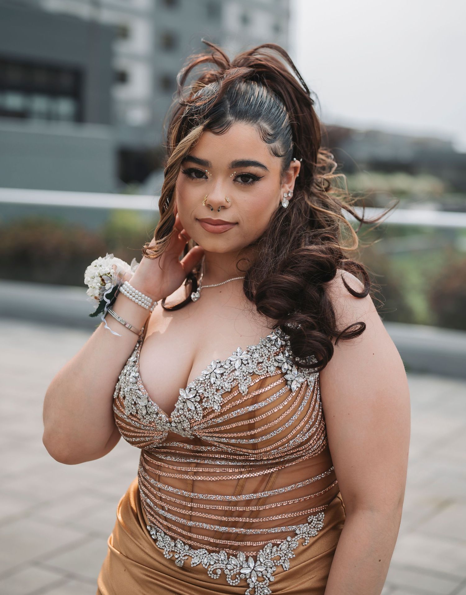 Prom session in Springfield MA