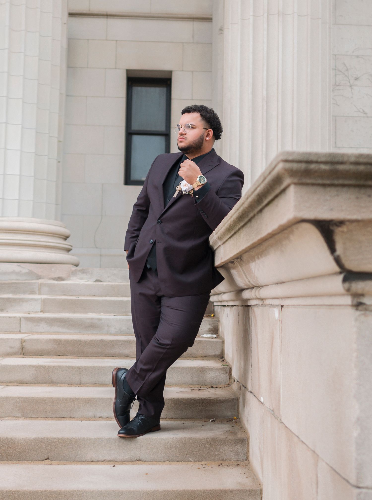 Springfield High school Senior Prom photo session in Massachusettes.