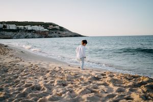 boy on the beach