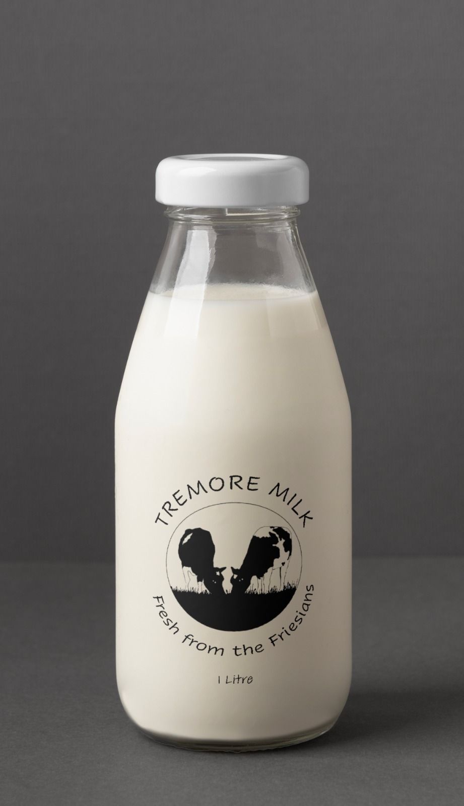 Bottle label design front & back