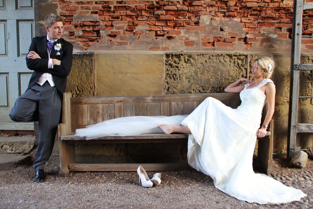 Bride and Groom day after wedding relaxed shoot Hodsock Priory Hodsock, Nottinghamshire