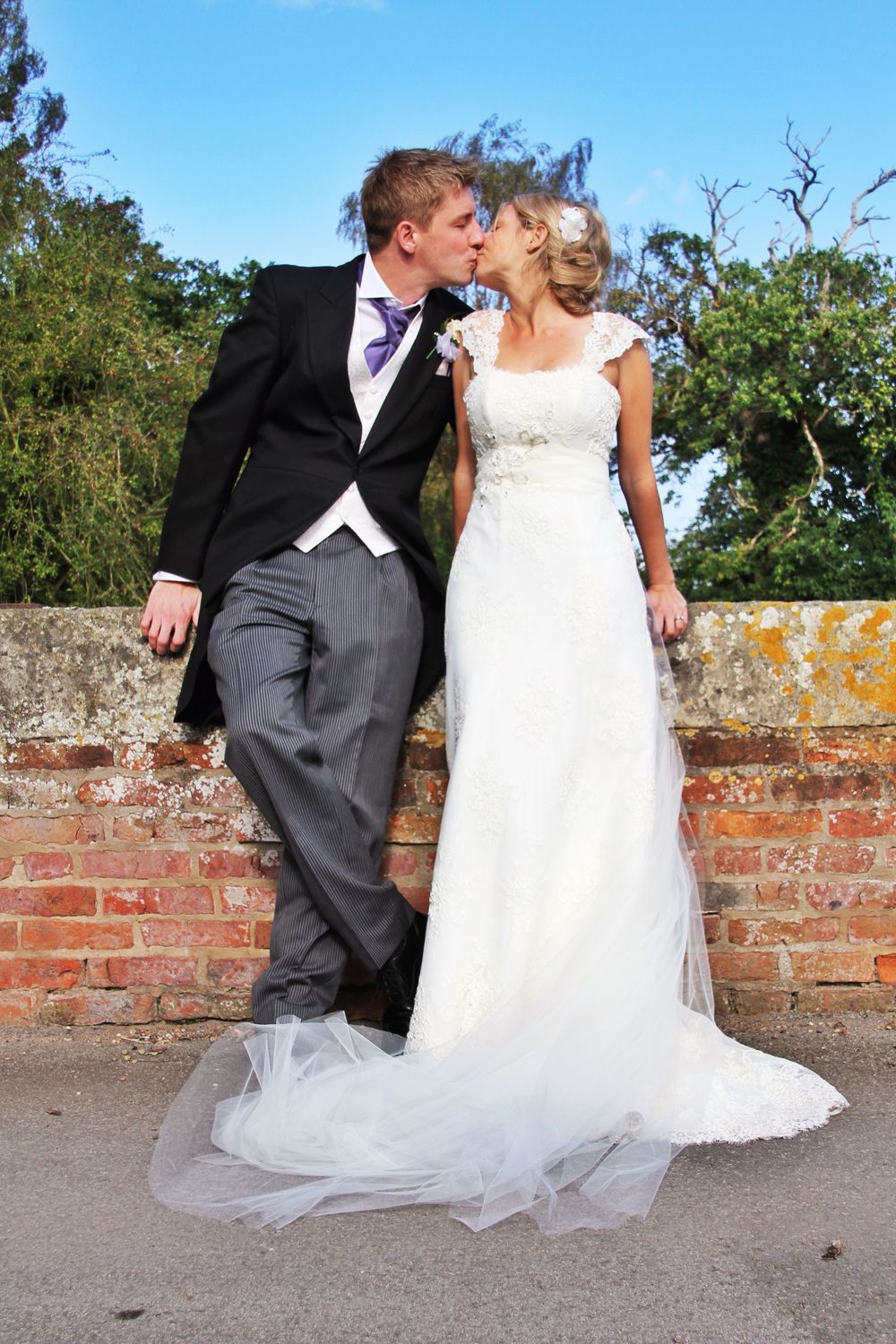 Bride and Groom day after wedding relaxed shoot Hodsock Priory Hodsock, Nottinghamshire