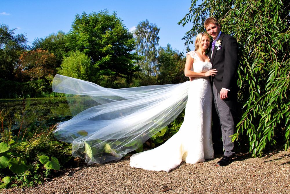 Bride and Groom day after wedding relaxed shoot Hodsock Priory Hodsock, Nottinghamshire
