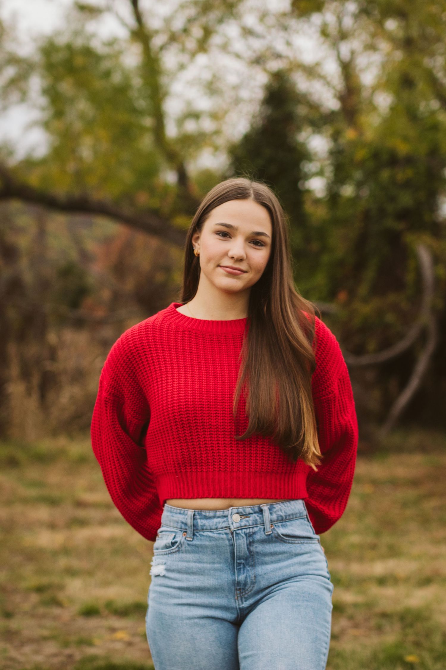 senior session female student