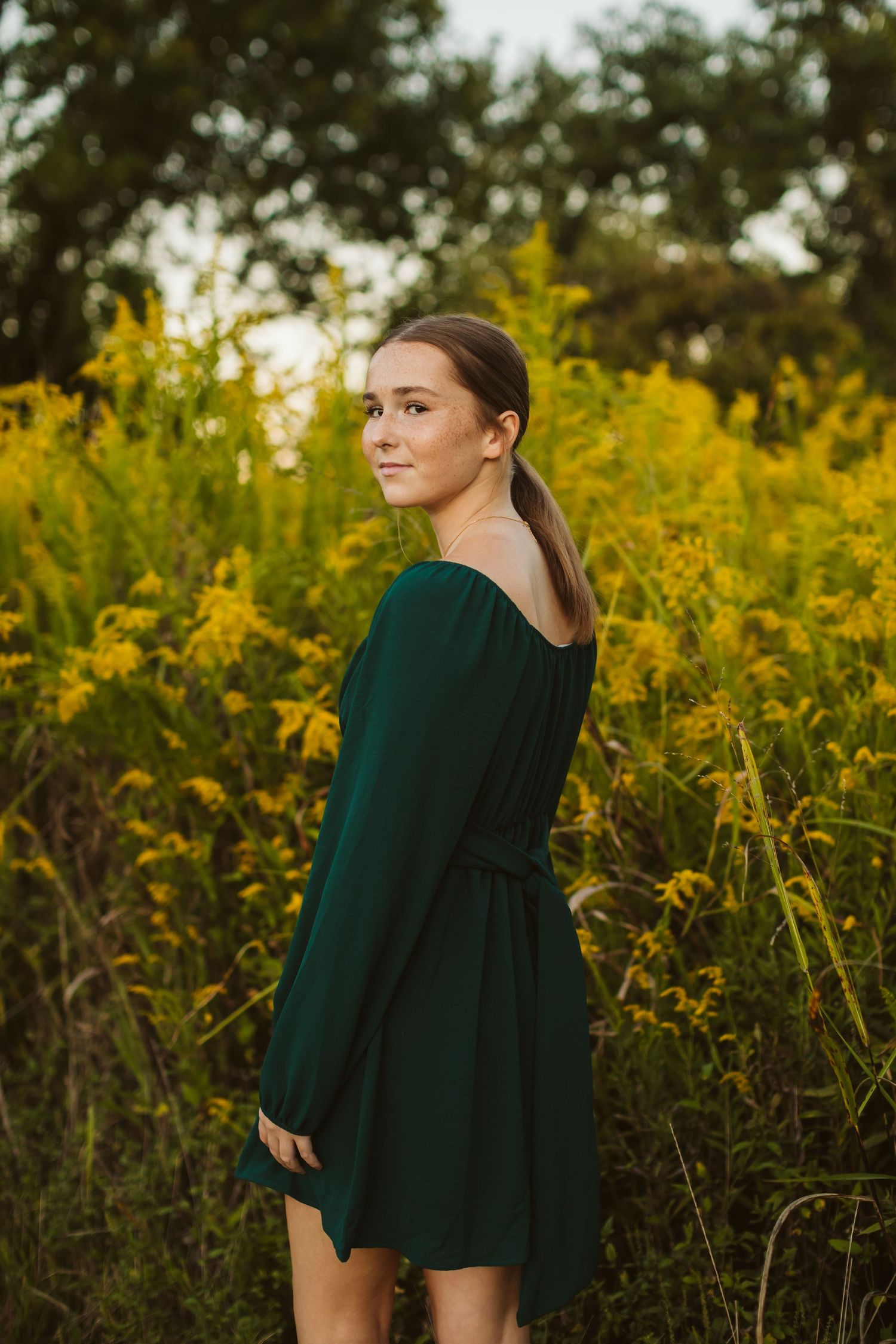 senior session female student