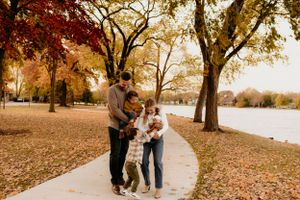 Fall family photos in Neenah Wisconsin