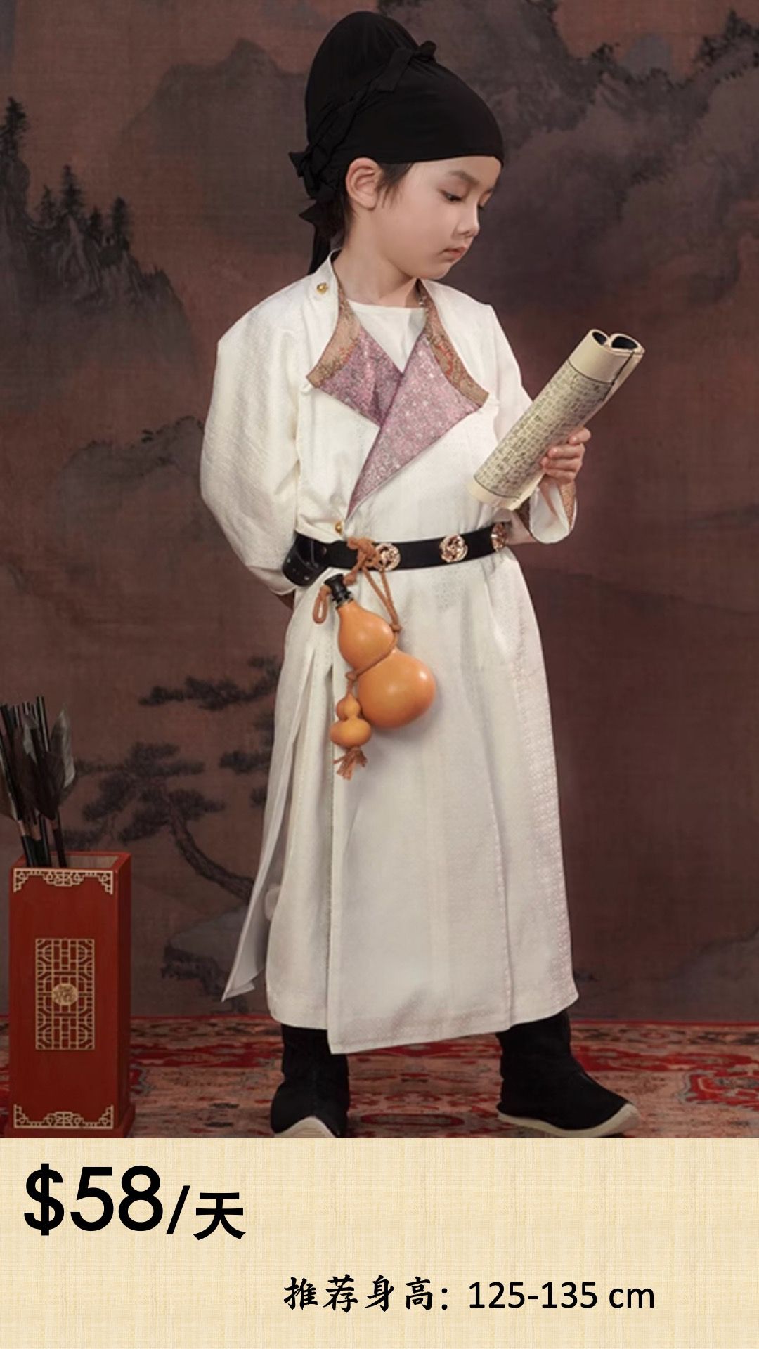 A stunning collection of traditional Chinese Hanfu dresses available for styling and photography at Imagine Image Studio Auckland.