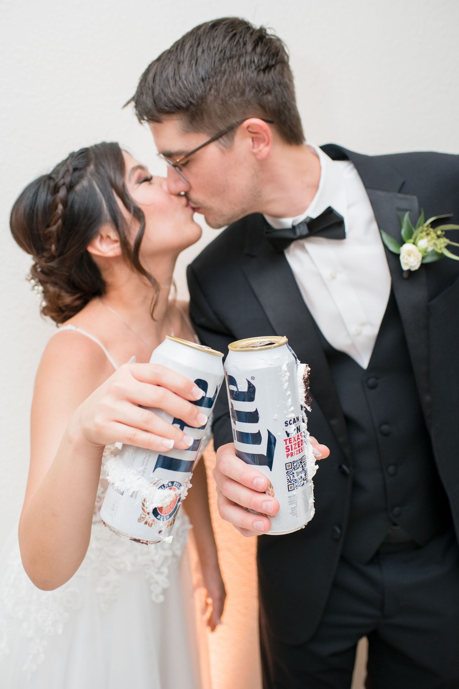 Tiffany and William wedding at Aristide Flower Mound, Texas, bride and groom portraits.