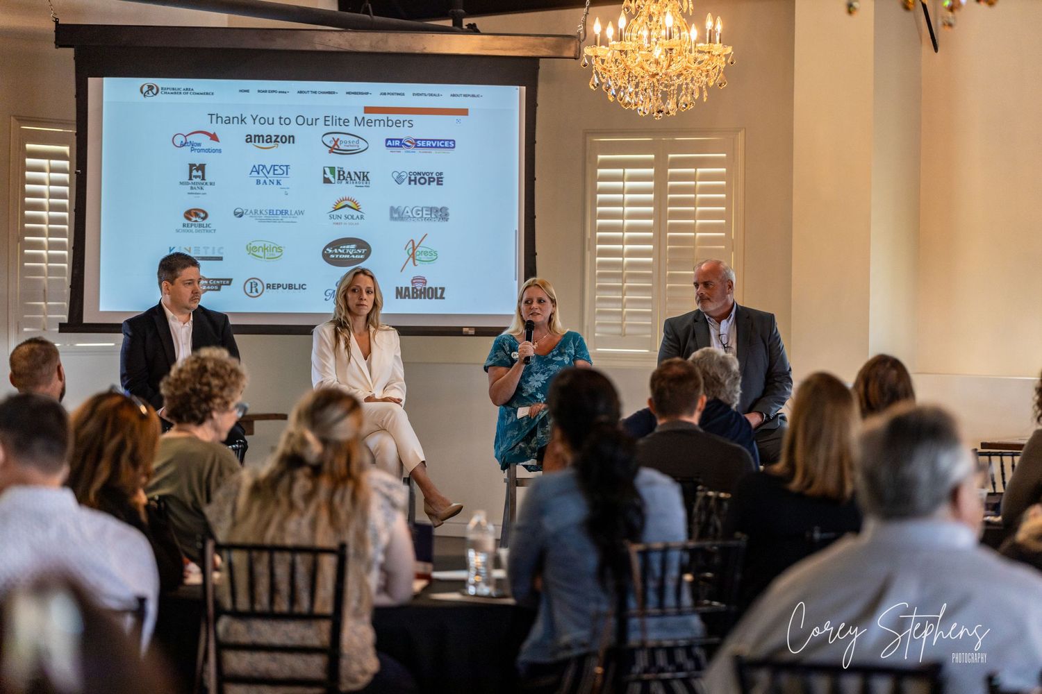 Republic Chamber of Commerce Luncheon photographed by Missouri Event Photographer Corey Stephens Photography.
