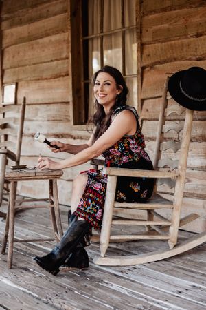 authentic offbeat styled portrait of person taken by photographer in central florida