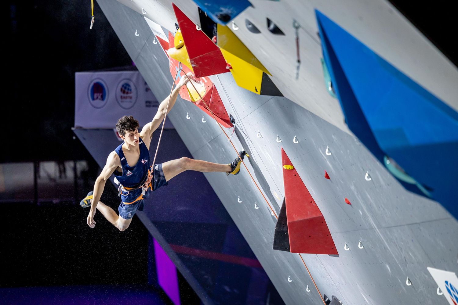 Sport climbing competition - photo by Jan Virt, Official World Climbing photographer