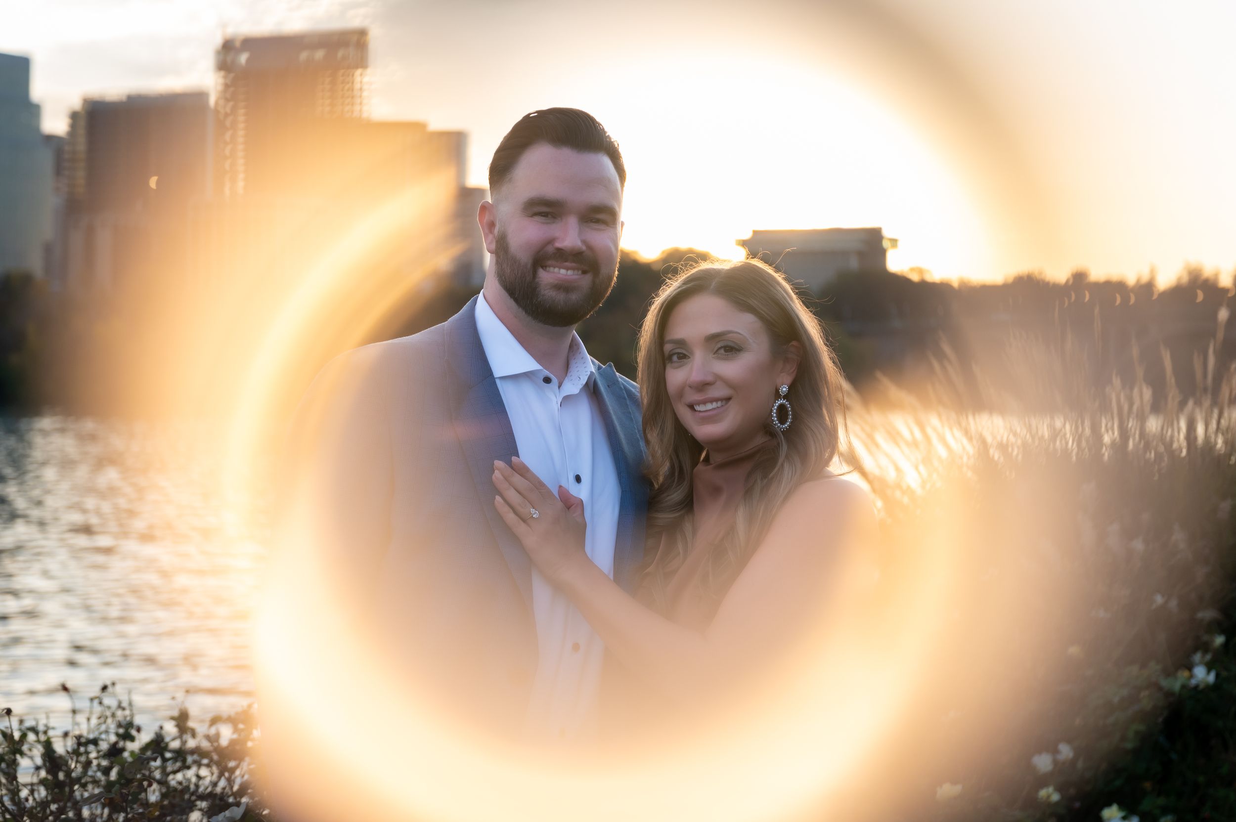 Golden Hour Georgetown Engagement Photographer