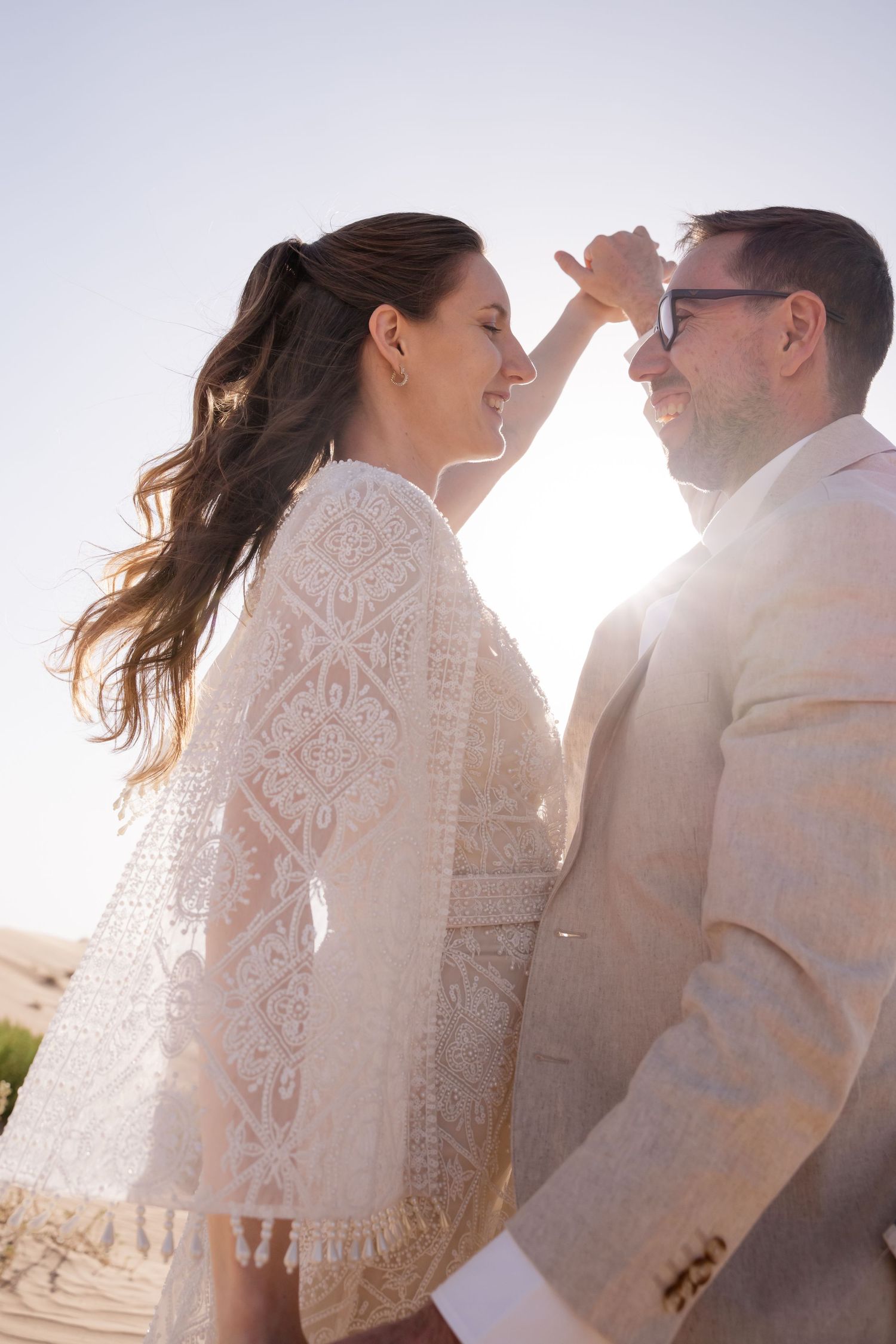 abu dhabi court wedding photographer romantic photoshoot love desert