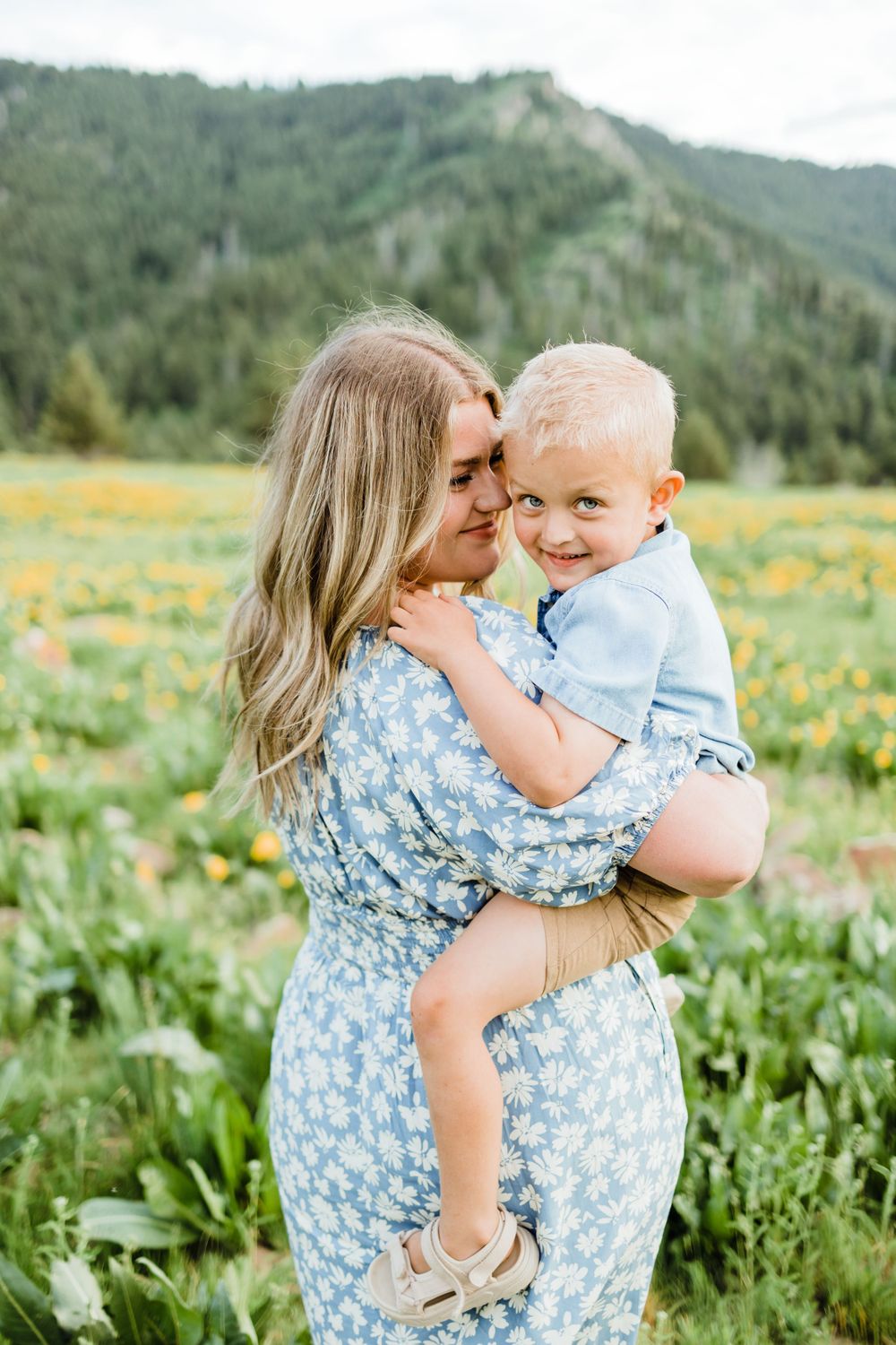 Northern Utah Mountain Field Family Photos