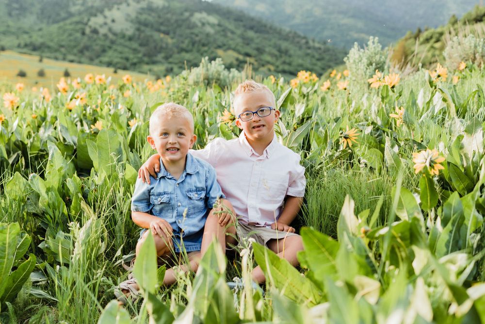Northern Utah Mountain Field Family Photos