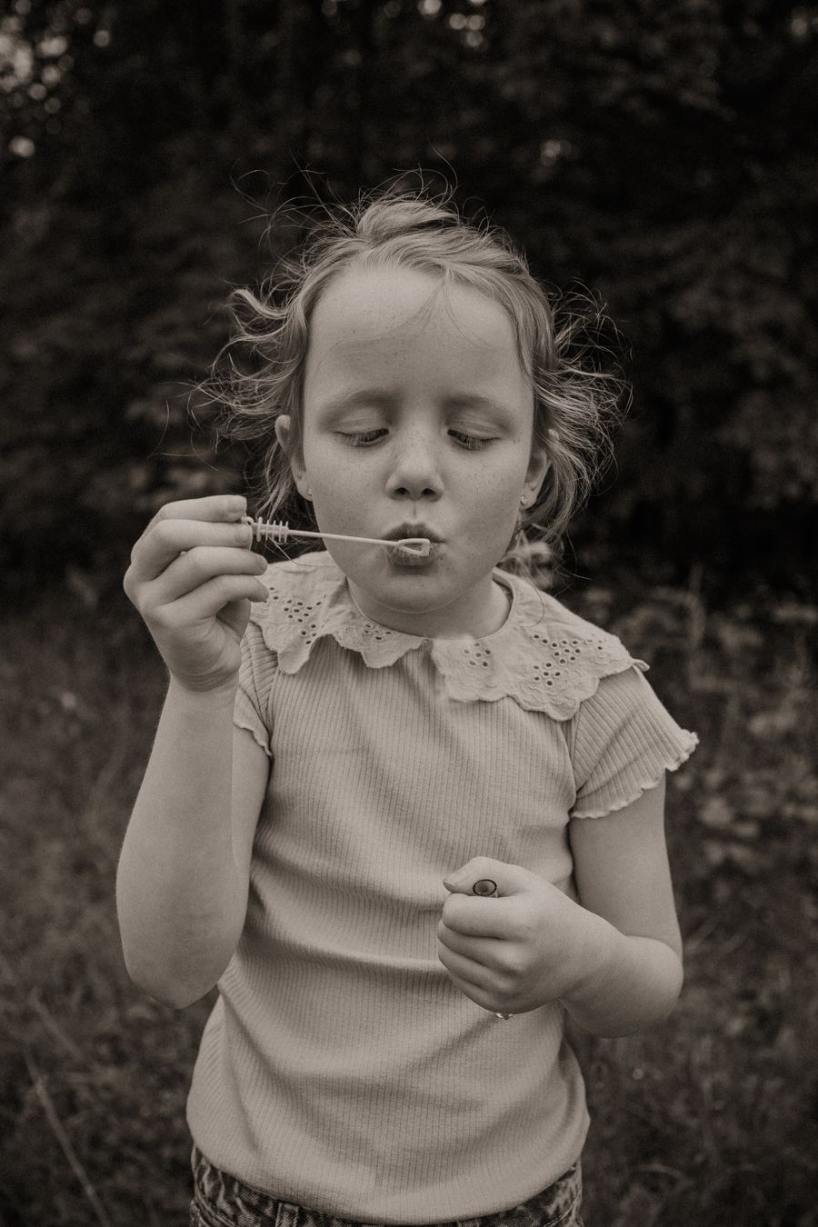 Kindershoot Met zonder jas