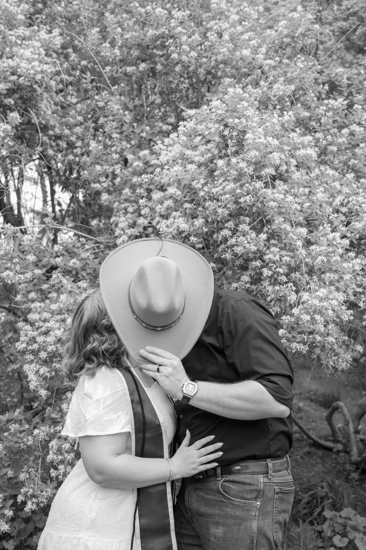 man and woman holding hands