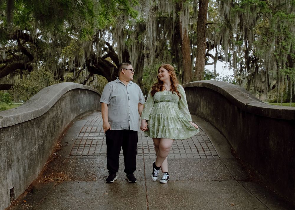 City Park ,New Orleans, LA engagement session location