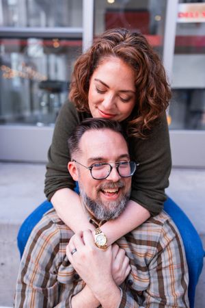 Salt Lake City Utah Photographer, candid relaxed couple on a date night  downtown