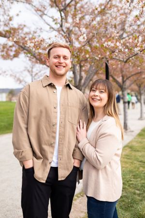 Utah couple engagement proposal photography