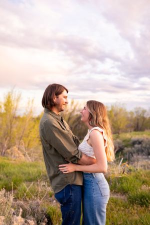 Utah couple engagement proposal photography