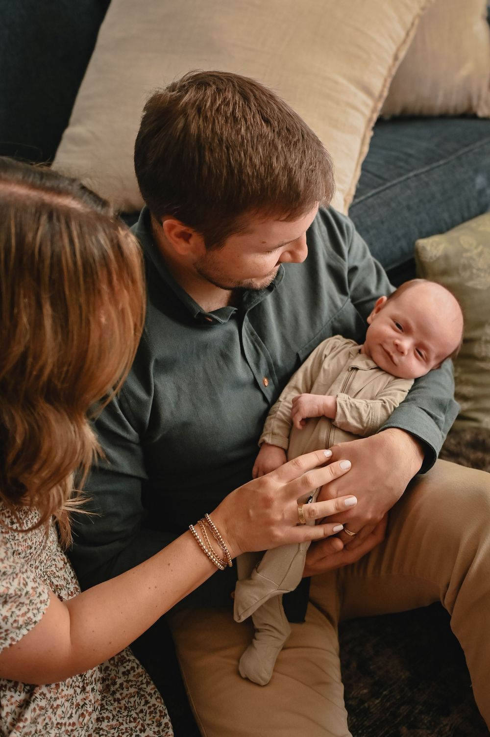 Central Ma in home newborn photographer