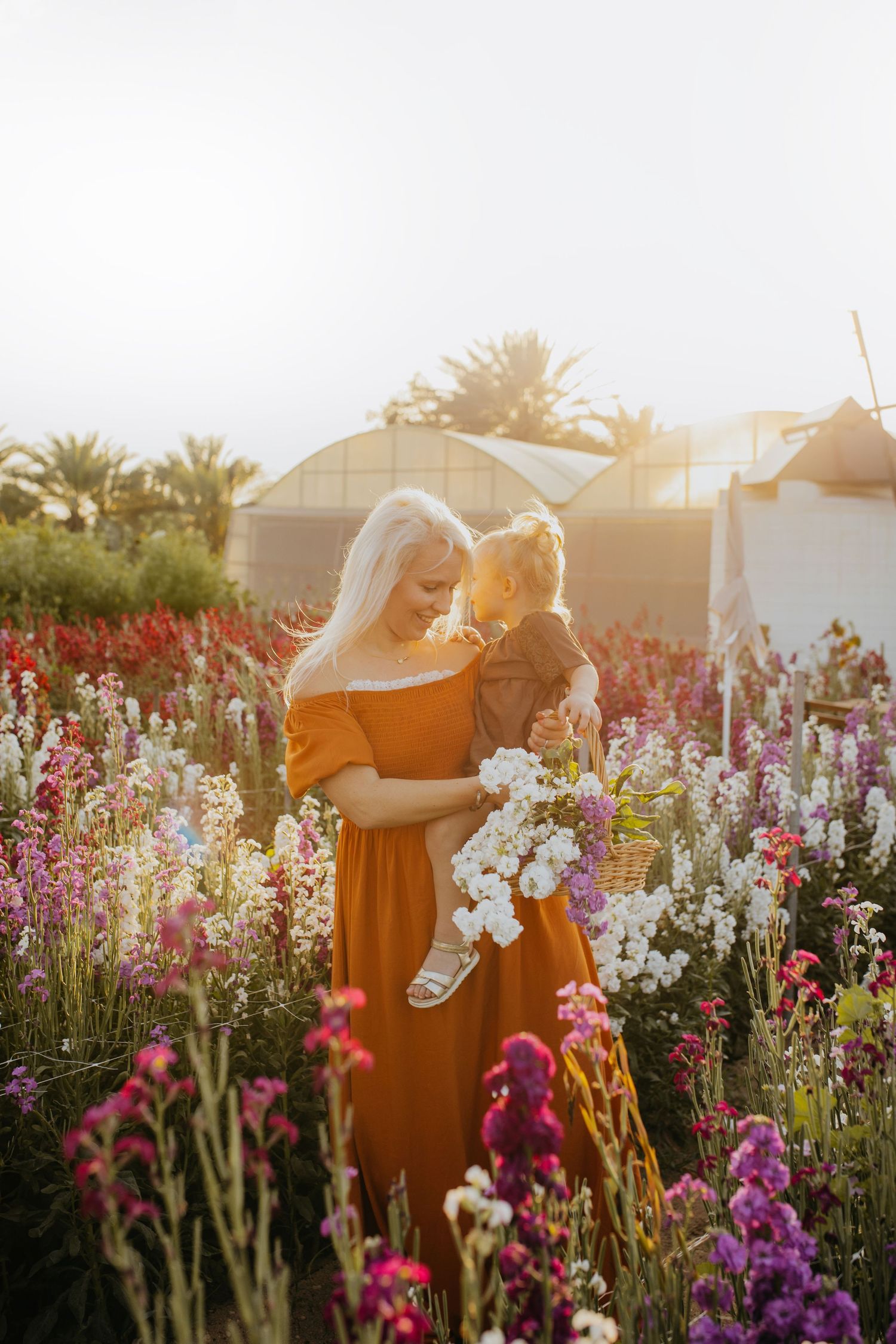 Abu Dhabi family Photographer  flower farm