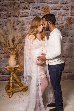 Couples Maternity photo mississauga studio