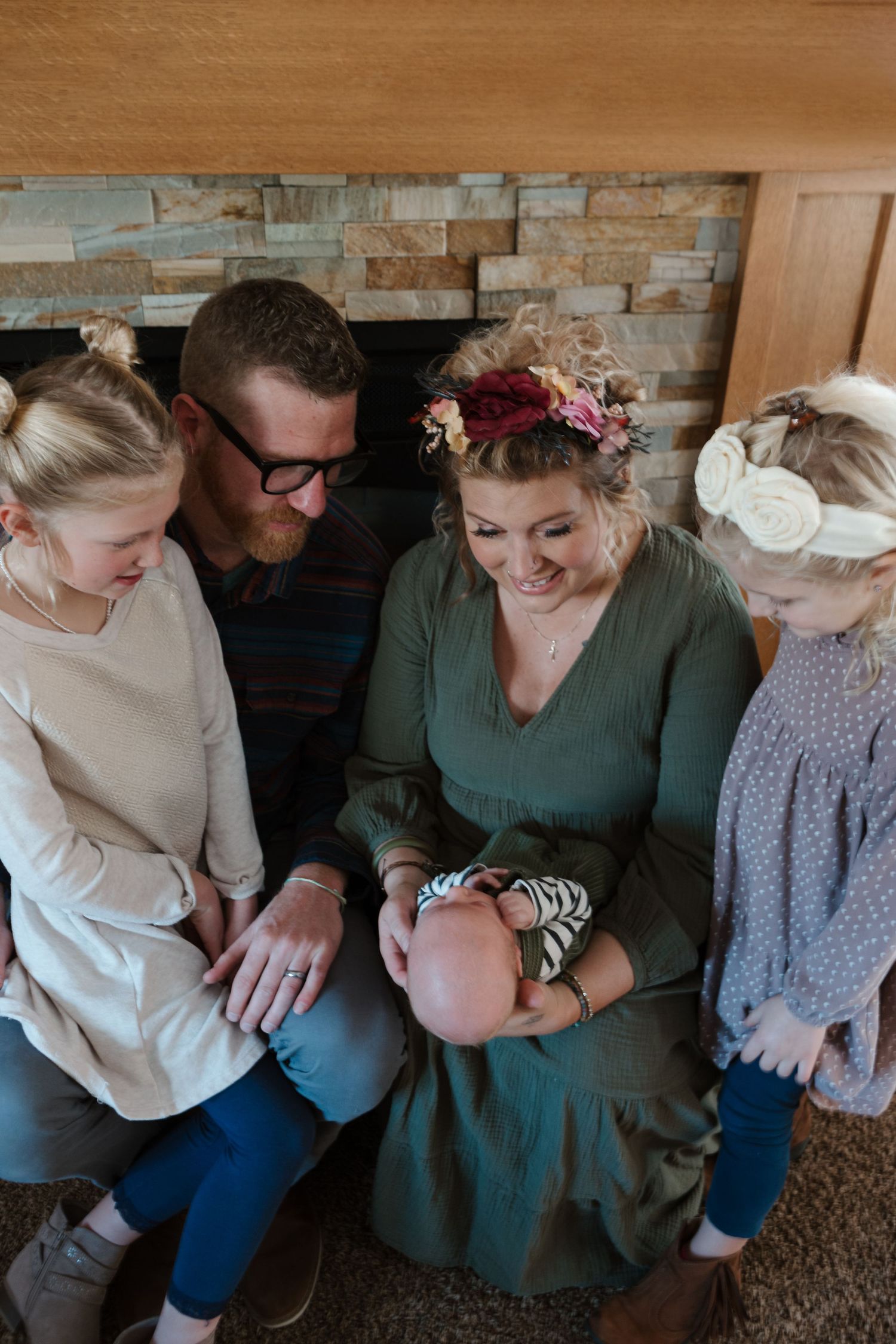 Newborn photo session