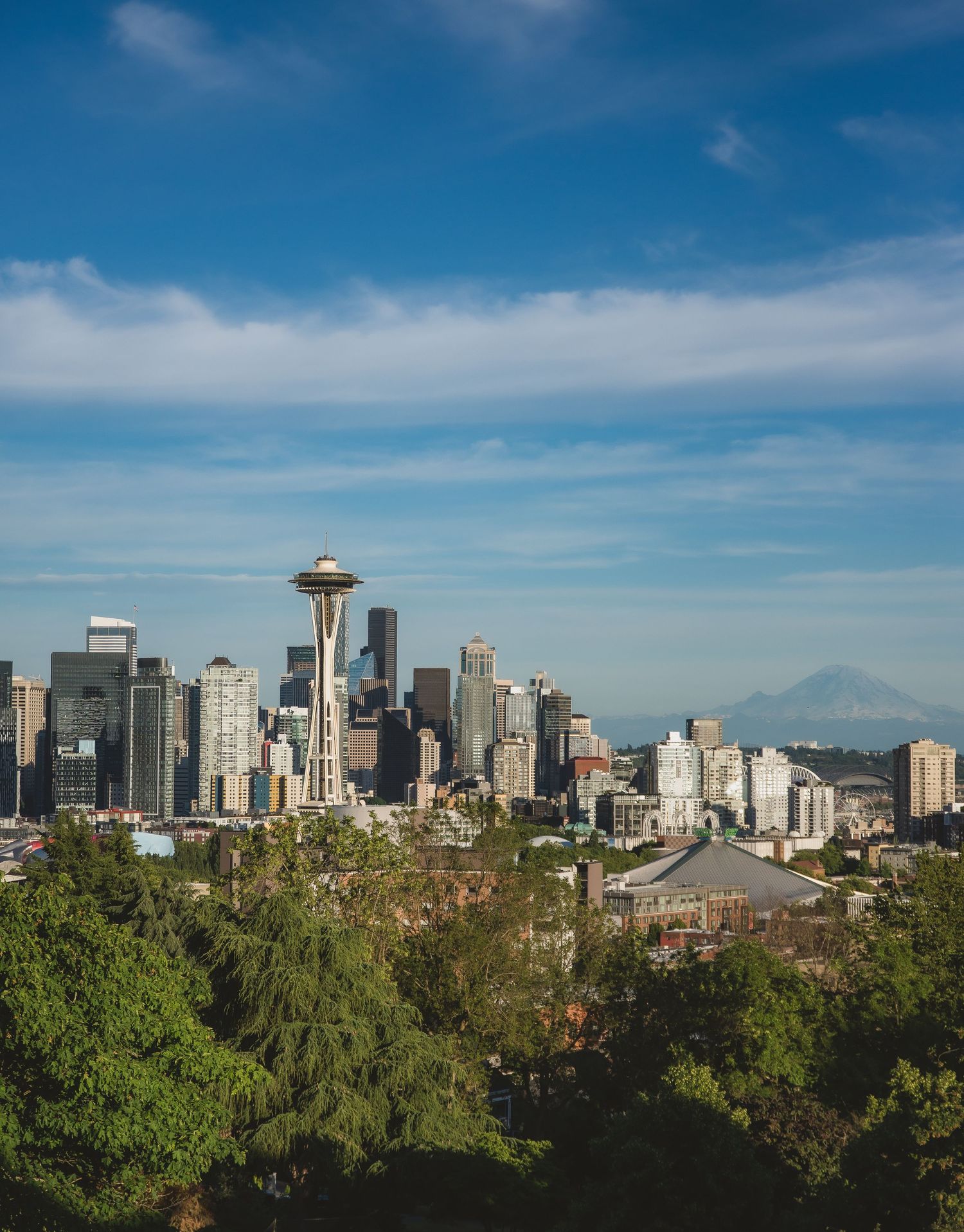 Fine art landscape photograph of a skyline in Seattle, Washington. EyeofBlaxz international photography - captured by Blaxz Alexander
