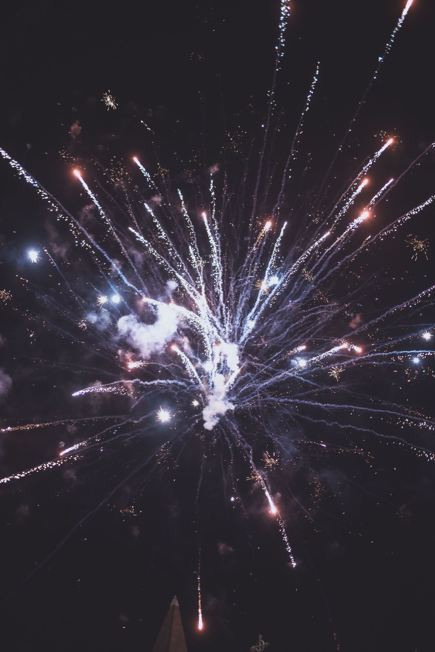 Fine art landscape photograph of fireworks in Reading, Pennsylvania, EyeofBlaxz international photography - captured by Blaxz Alexander