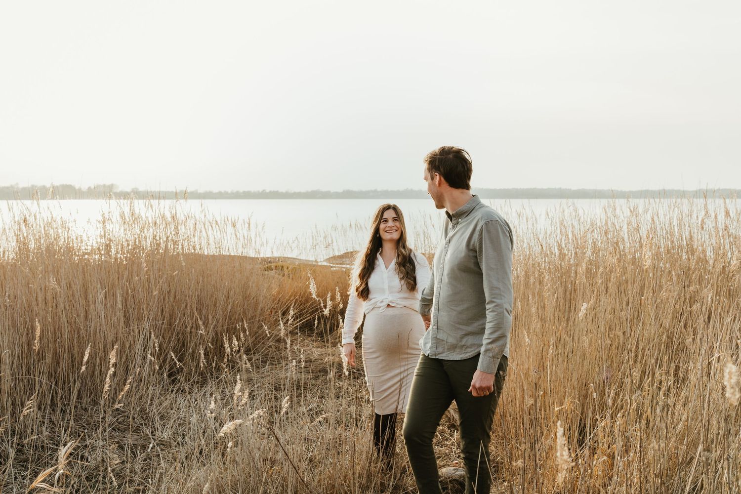 Naturlig gravidfotografering Karlskrona Blekinge