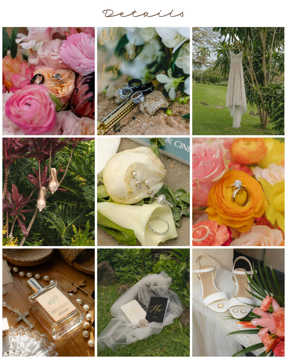 Sariah Films - Wedding Details
