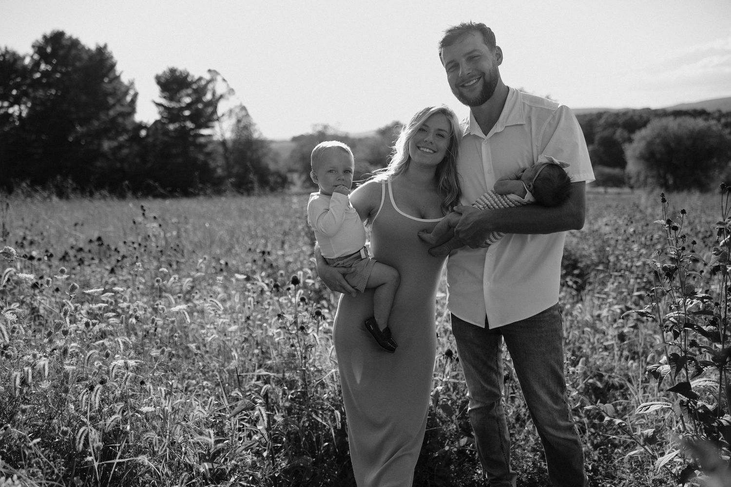 Summer family & newborn session