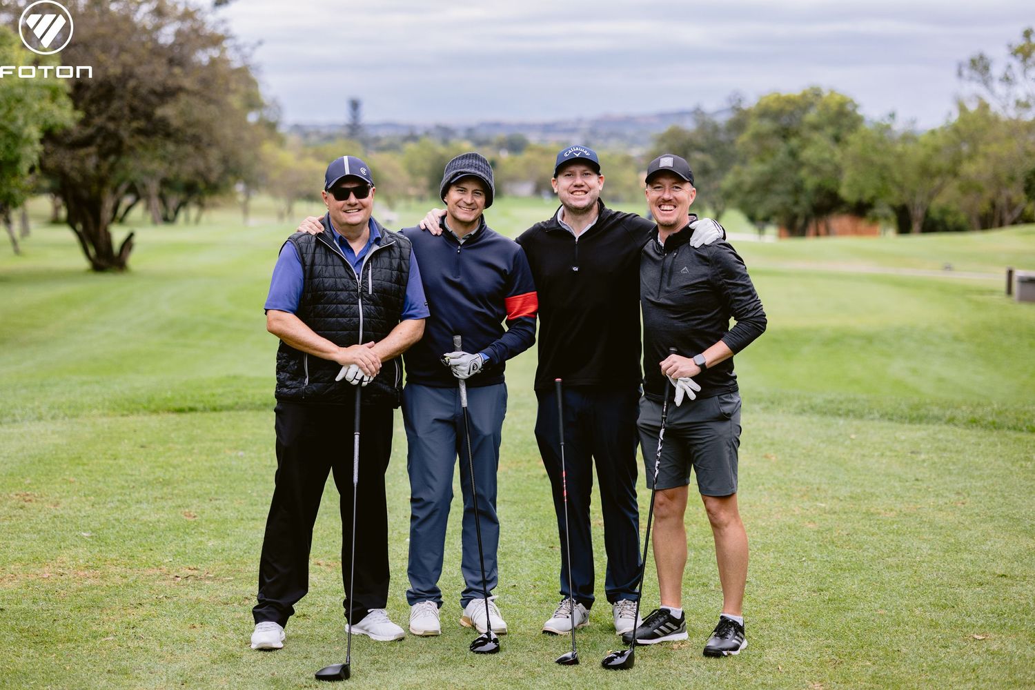 Corporate golf event photography capturing guests and branded activities.