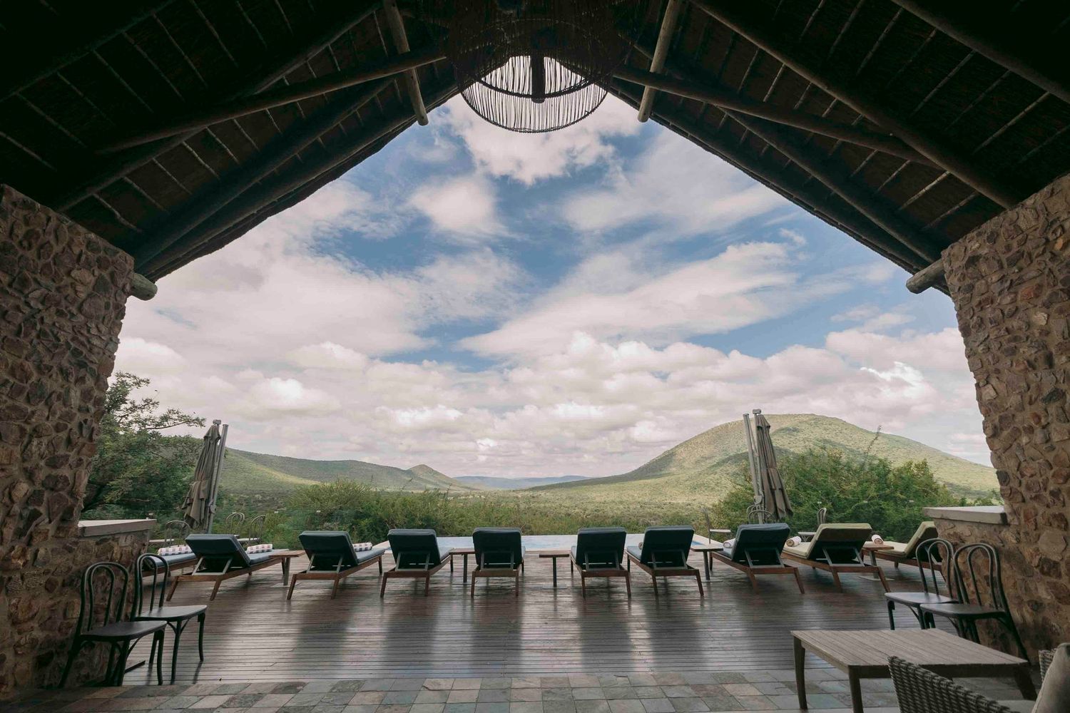 Professional interior photography showcasing a luxury lodge in South Africa.