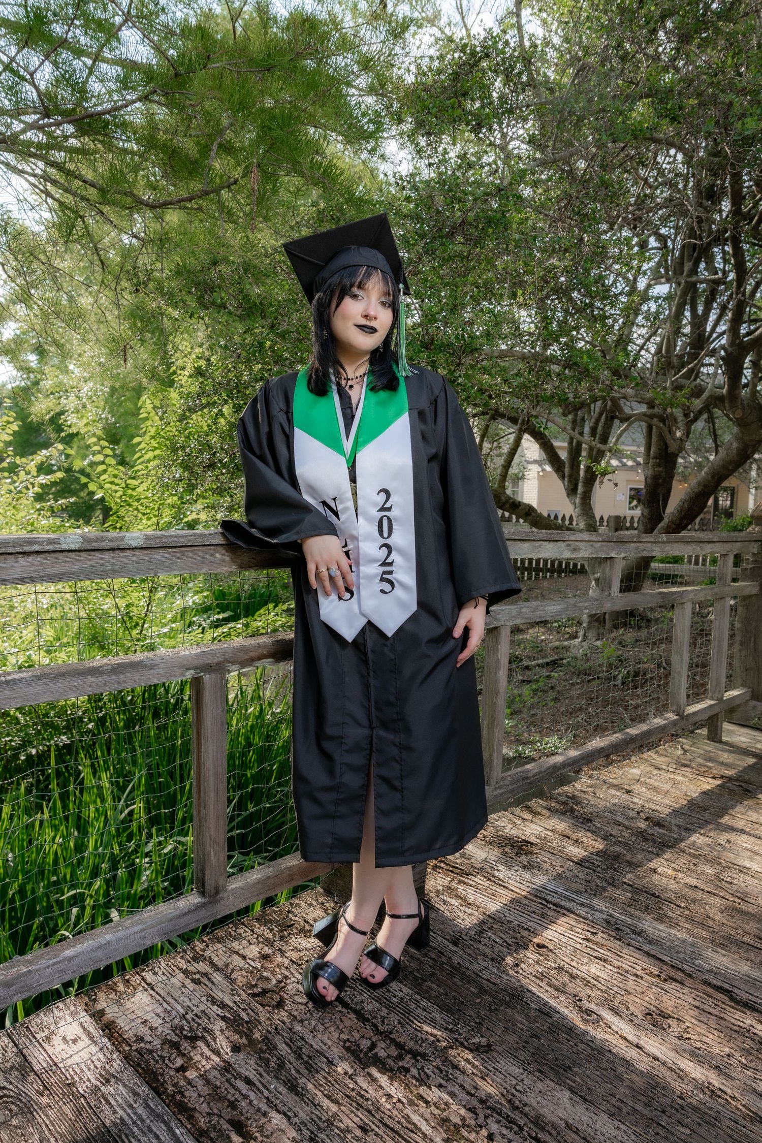 Senior portrait of high school graduate