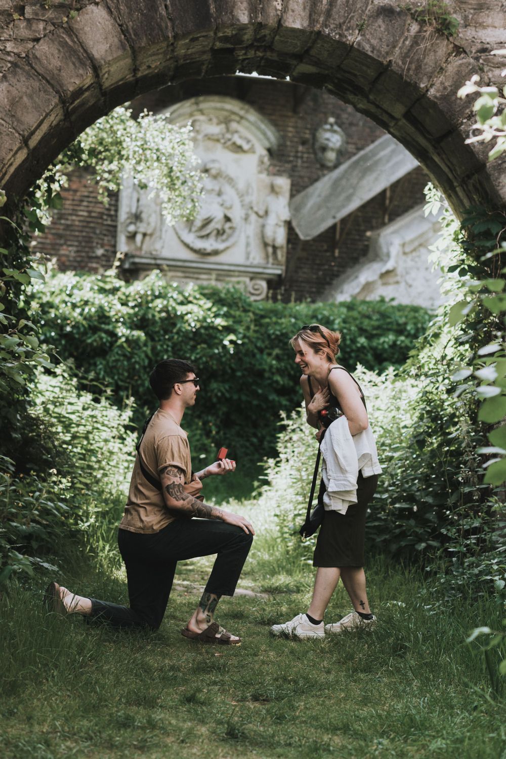 surprise secret proposal photographer Belgium bruges Ghent Brussels engagement wedding expert
