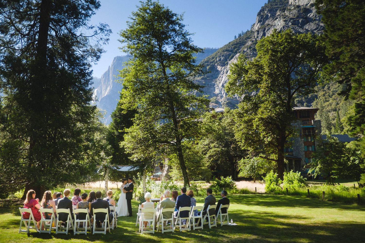 Ahwahnee Wedding Lawn Wedding
