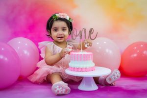 once year old smash cake session
