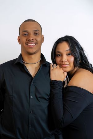 A couple on their first anniversary