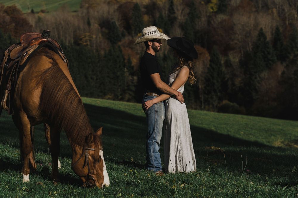 photographie de couple amour chevaux photographie equine complicité lien relation western